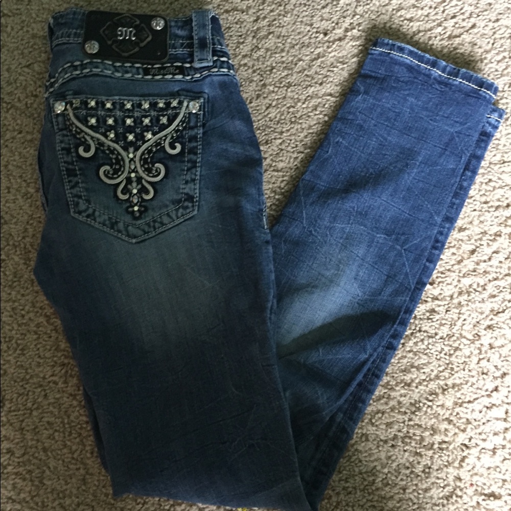 Miss Me Medium Wash Skinny Jeans